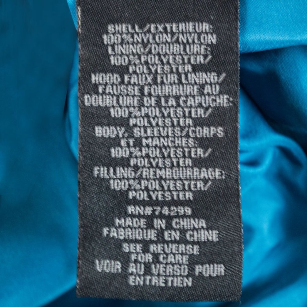 Steve Madden Teal Sherpa Trim Quilted Anorak Coat XL - Picture 16 of 16